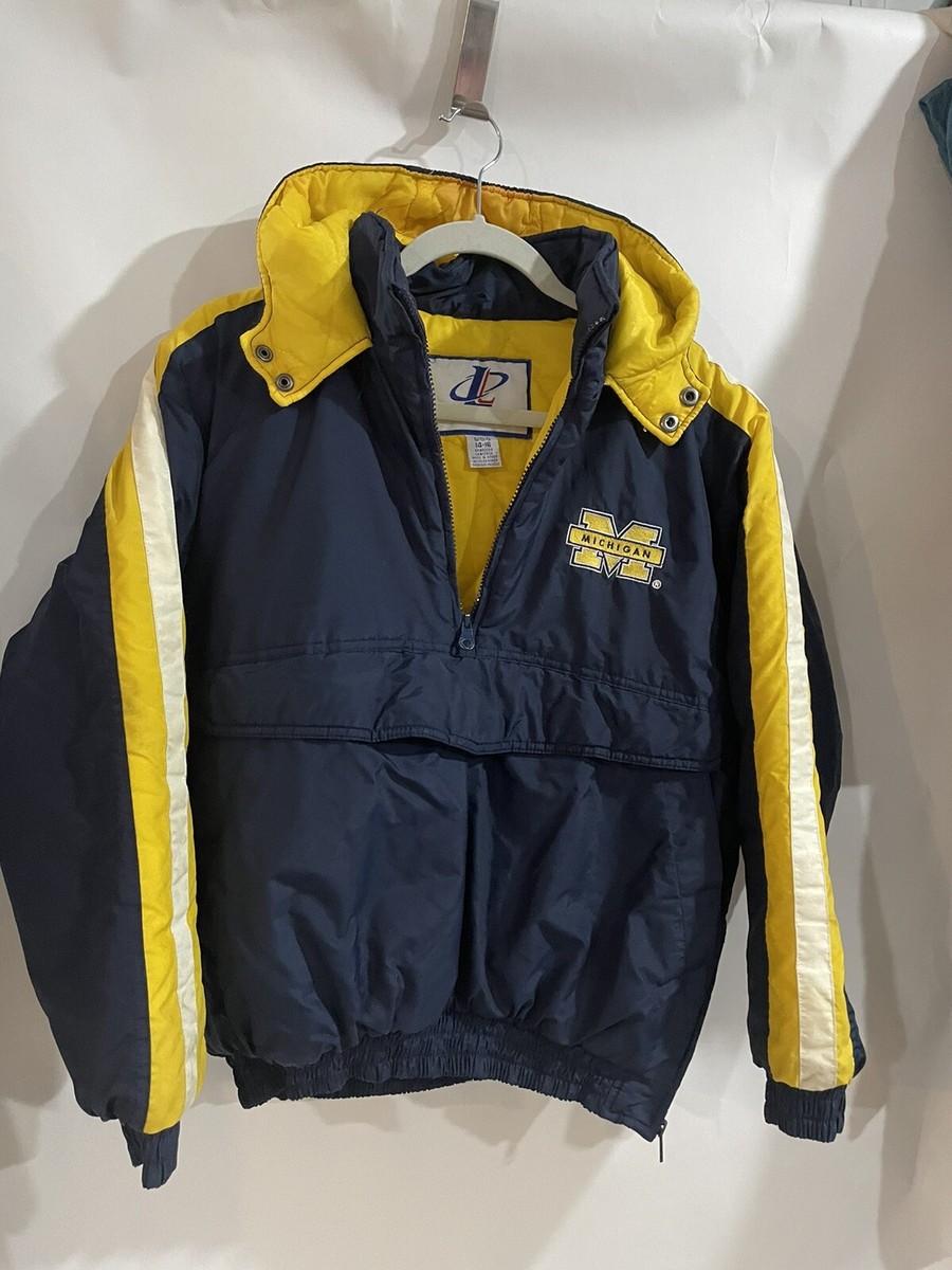 Logo Athletic Michigan Puffer Pullover L 14-16 Jacket | eBay Logo Athletic Michigan Puffer Pullover L 14-16 Jacket | eBay