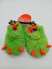 CUTE Infants Monster Claw Slippers Size 3 NWT Green