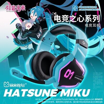 Hatsune Miku Esports Headphones Mechanic Suound Wired Hatsune Miku Esports Headphones Mechanic Suound Wired