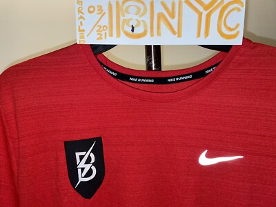 NWT NIKE Bowerman Track Club Dri-Fit Miler 3M Reflective Tee BTC