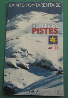 Sainte Foy Tarentaise Plan Des Pistes Pocket Skiing Map Instructions Information