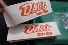 Vintage Dag’s Beffy Boy  burger  Chef paper  hat   1955 Seattle Burger Chain
