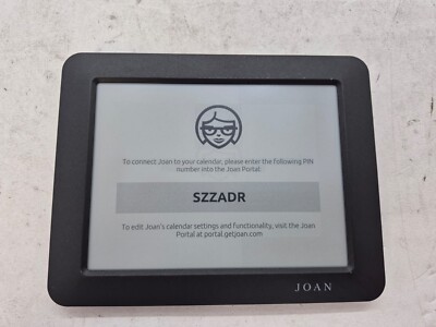JOAN 6 Meeting Room Booking and Management Device Black