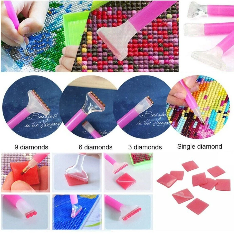20X 5D Diamond Painting Tools Box Diamond Accessories Diy Art Craft Pen Set UK - Image 4 of 4