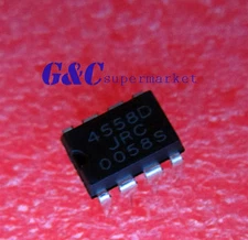 100PCS IC JRC4558D 4558D DIP8 OP AMP DIP8 NEW