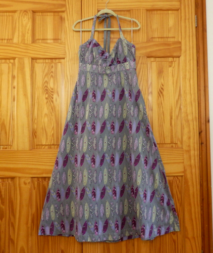 WHITE STUFF - New - size 12 pure cotton full length 'Shake Feathers Maxi Dress' - Picture 11 of 21