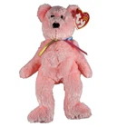 Vintage Ty Beanie Baby Sherbert the Pink Bear 9 Inches With Tags
