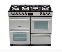 Belling Range Farmhouse 100, 7 Gas Burners, Double Oven, Electric Grill