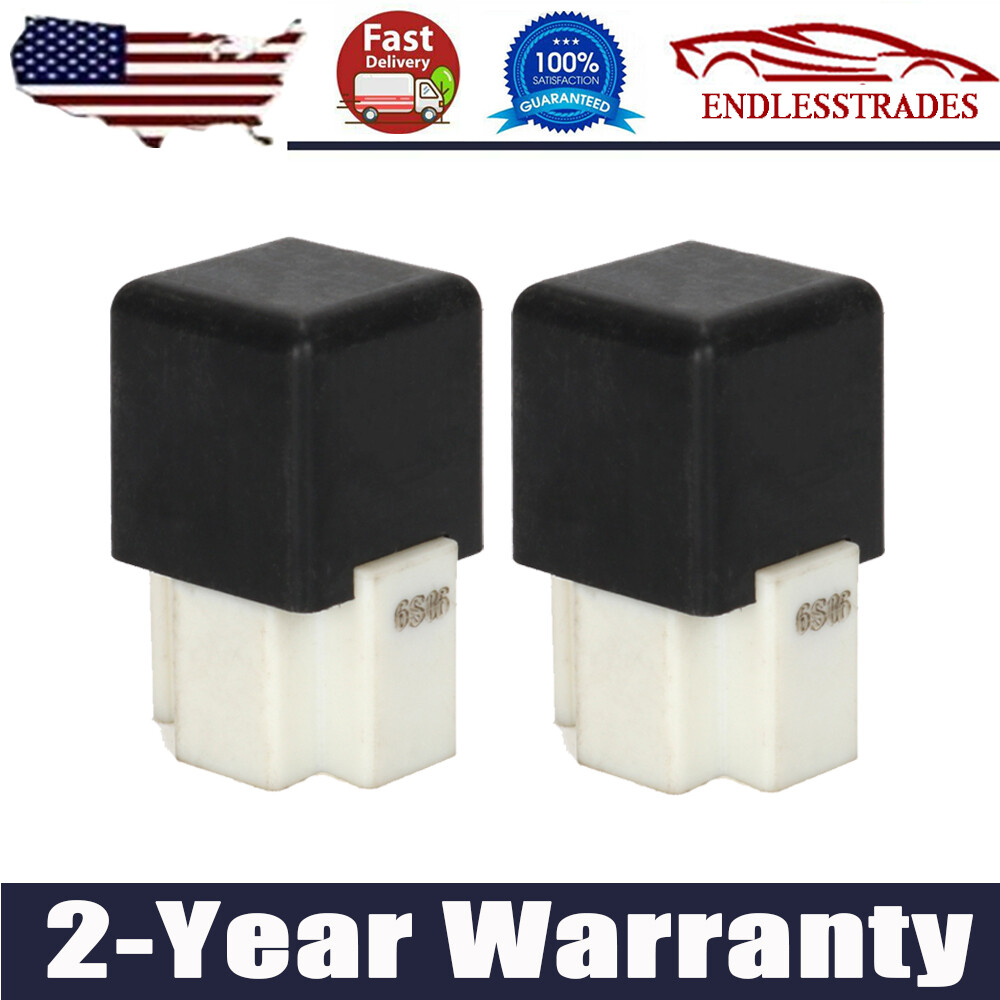 2Pcs A/C Compressor Relay for Scion Toyota Camry Lexus 90987-02009-image