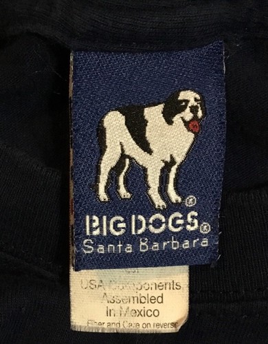 T-shirt vintage cani grandi Babbo Natale Barbra adulto 3X blu uomo - Foto 3 di 6