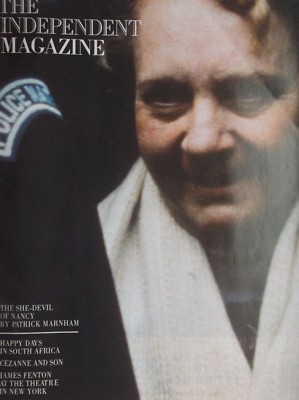 INDEPENDENT MAGAZINE 17/12/88 feat JIM DAVIDSON, CEZANNE, JAMES FENTON, UTOPIA
