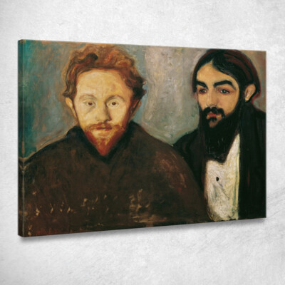Der Maler Paul Herrmann Und Der Arzt Paul Contard Edvard Munch, em92 Gemälde stam
