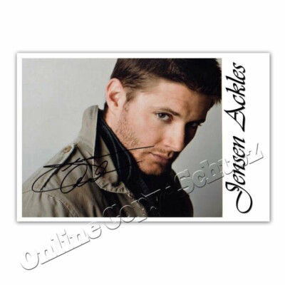 Jensen Ackles aka Dean Winchester from Supernatural +++ Autograph Photo  