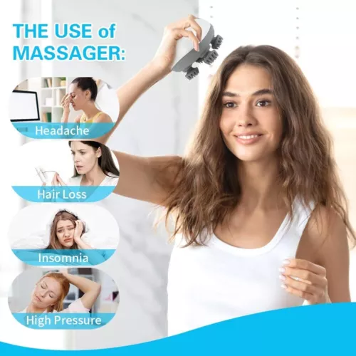 Head Massager Scalp Electric Scalp Massager Waterproof Hair Massager AU - Picture 25 of 51