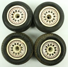 4x Team Losi 2.2" RC Stadium Truck Pin/Bearing Wheels - Pro-Line Bowtie A-7505