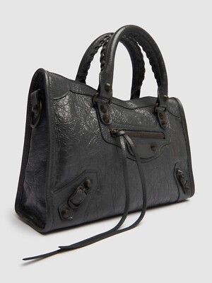 BALENCIAGA Le City Small $2390 Volcanic Rock Arena Storico