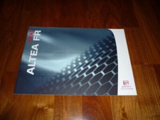 Seat Altea Prospekt FR Brochure Depliant Folleto 11/2005