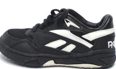 Reebok Turf Rat Black and White Youth Football Turf Cleats - Size