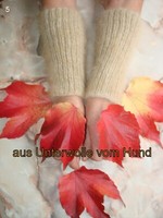 PulswäRmer Armstulpen Handstulpen Handschuhe Stulpen Warm Wolle Arm Strick_5L