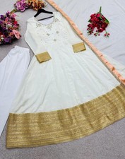 GOWN SALWAR KAMEEZ PAKISTANI INDIAN WEDDING PARTY WEAR DRESS BOLLYWOOD SUIT NEW