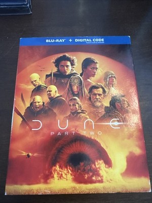 Dune: Part Two (Blu-ray, 2024) With Slipcover