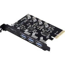 Renkforce RF-6613196 3 2-Port USB 3.1 USB-C  USB 3.2 Gen 2 Controller Board