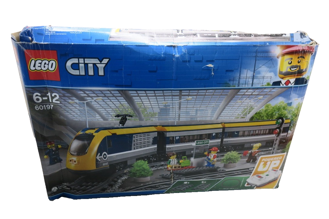Lego City 60197 PASSENGER TRAIN Powered Up Box Damage