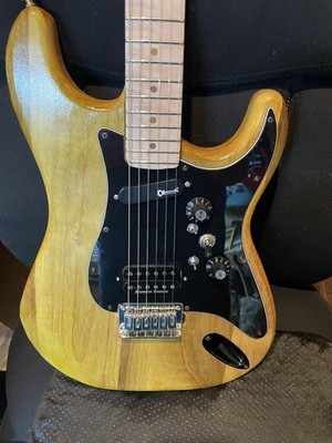 light Strat With Shalac Body And Brown Head Neck