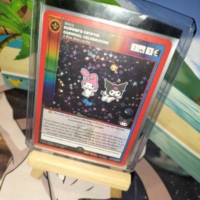 MetaZoo Kuromi's Cryptid Carnival CELEBRATION 27/103 - Full Holo - NM