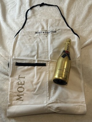 Moët & Chandon Champagne Tablier Sommelier Apron 100% Cotton . Beige. New In Box