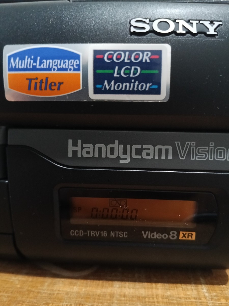 Sony Handycam Vision CCD-TRV16 NTSC Camcorder, 180x Zoom, Video8