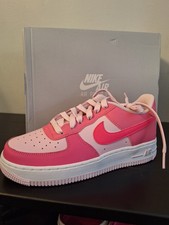 Nike Air Force 1 sneakers in a pink and white colorway Size 4.5 Y