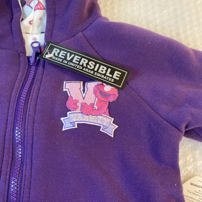 Polar Fleece Kmart Lilac Jumper Oversized Crew Neck Sweatshirt - Main Image