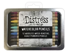 Tim Holtz Distress Watercolor Pencils 12/Pkg-Set 1