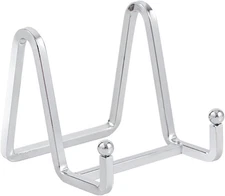 Plate Holder Easel Display Stand - 3 Inch Metal Plate Stands for Display - Table