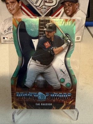 2026 Bowman Cal Raleigh Power Chords PC-21 Aqua /125 Seattle Mariners