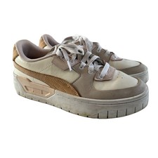 Puma Womens Beige and Brown Sneakers Size 8 L...