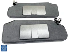 1993-2002 Camaro Firebird Sunvisors With Brackets & Mirrors PAIR DARK CHARCOAL