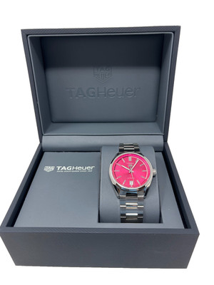 TAG Heuer Carrera Date 36mm Pink Dial Women's Watch WBN2313.BA0001