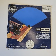 Vintage Sears Craftsman Kromedge 10" Madter Combination Blade 32598 NOS