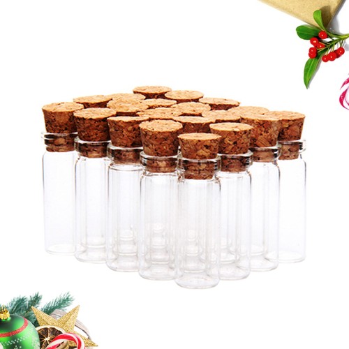 24Pcs Mini Glass Bottles with Cork Stoppers for Wishes and DIY Decor - Picture 5 of 11
