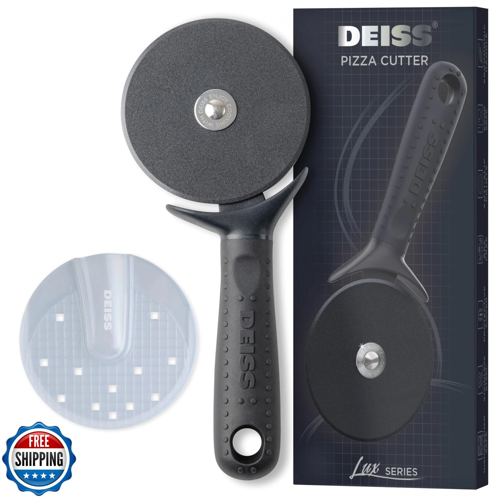 Deiss Lux Heavy Duty Pizza Cutter With Wheel Slicer- Stainless St
Opens in a new window or tab