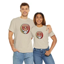 San Francisco 49ers Grateful Dead Steal Your Face T-Shirt