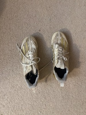 Gold Speed Kit: Adidas Adizero Cleats Size 10, Grip Boost Gloves Hand Size Large
