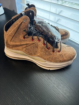 RARE Brand New Lebron 10 X Cork Championship Size 10, 580890-200 Replacement Box