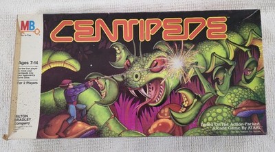 Vintage 1983 Atari CENTIPEDE Board Game by Milton Bradley Almost Complete!