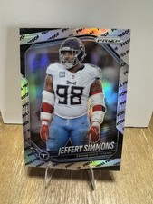 NEW! 2025 Panini Prizm #268 JEFFERY SIMMONS PRESS PROOF PRIZM SSP - TITANS