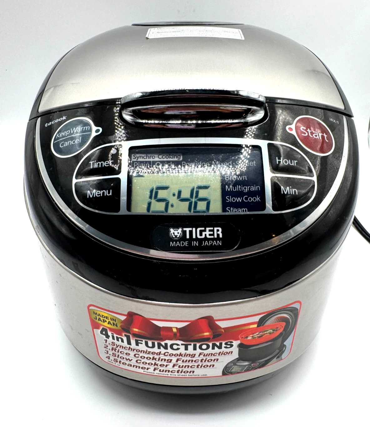 Tiger Rice Cooker JAX-T10U 5.5-Cup Micom Rice Cooker
Opens in a new window or tab