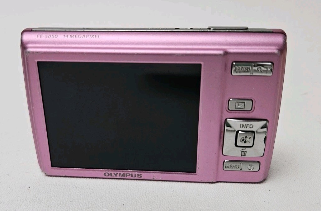 Olympus FE-5050 14MP Digital Camera – 5x Optical Zoom, f/2.8, Pinm