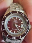 Omega seamaster Lady vintage automatic Burgundy 60s